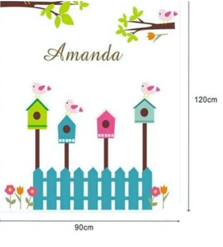 stickers muraux Autocollant pour la Décoration de votre espaces, Papillons arbres Fleurs stickers muraux Animaux de dessin animé amovible